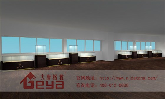 珠宝展柜,珠宝展柜厂,珠宝展柜定制厂家,珠宝展柜设计制作,南京大唐格雅展柜